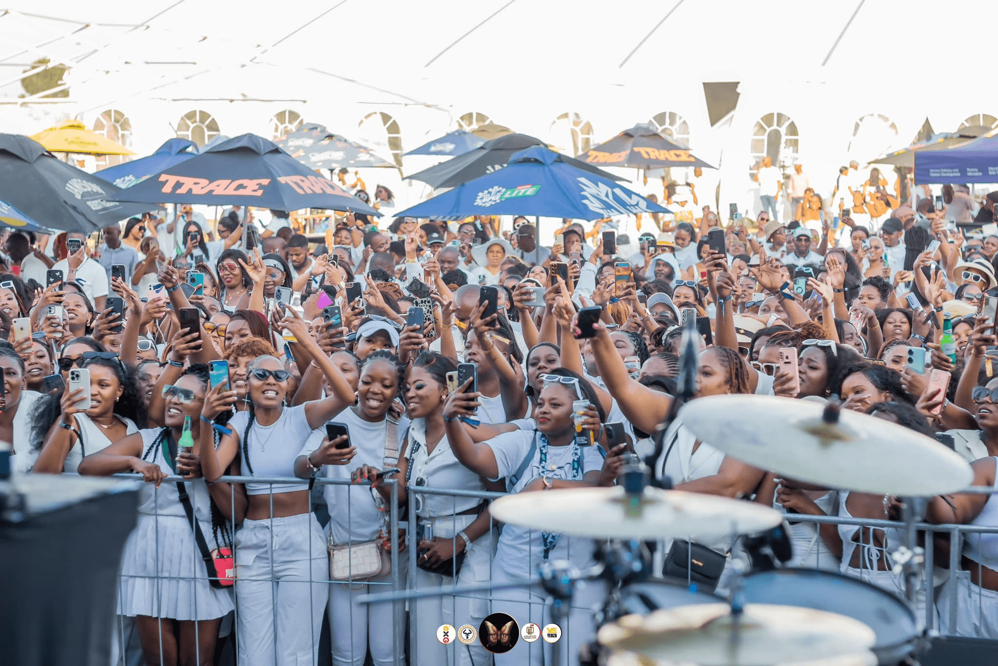 December 2024 - Excited crowd capturing memories