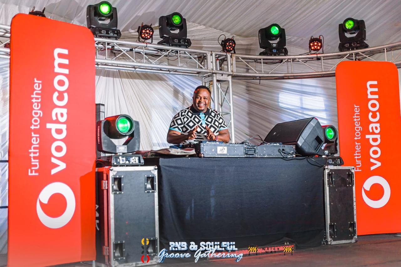 June 2024 - DJ performing with Vodacom branding