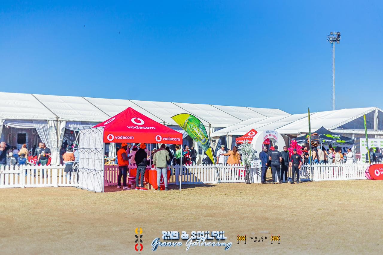 June 2024 - Festival venue with sponsor tents